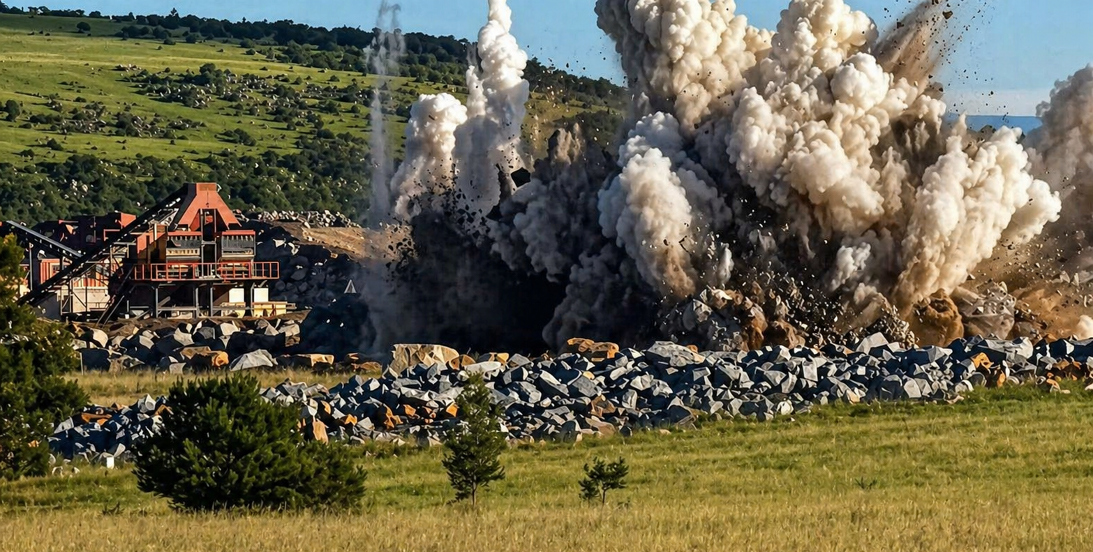Excavation and raw material extraction